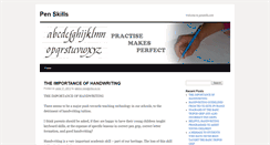 Desktop Screenshot of penskills.com